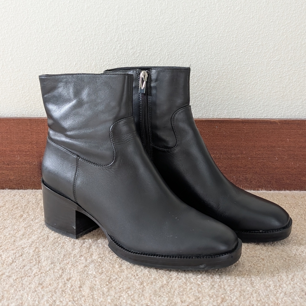 Via Spiga Ginevra Black Boots Size 8.5